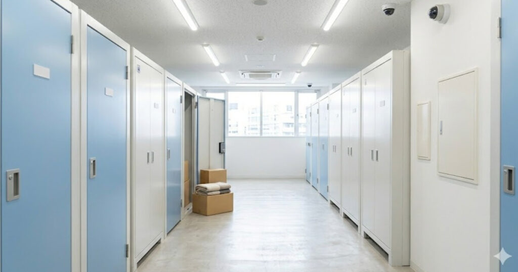 スぺラボのような綺麗なトランクルームの内部