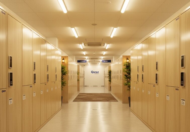 キュラーズの口コミで評判の、清潔で空調が管理されたトランクルーム内部