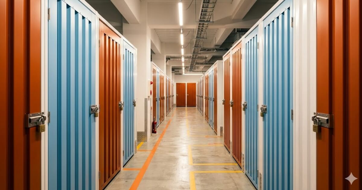 ハローストレージのようなトランクルームの内部