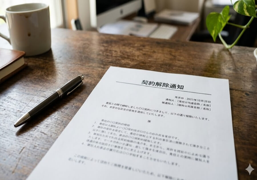 強制退去の書類