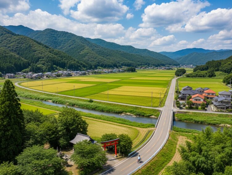 河内長野市をイメージする長閑な風景