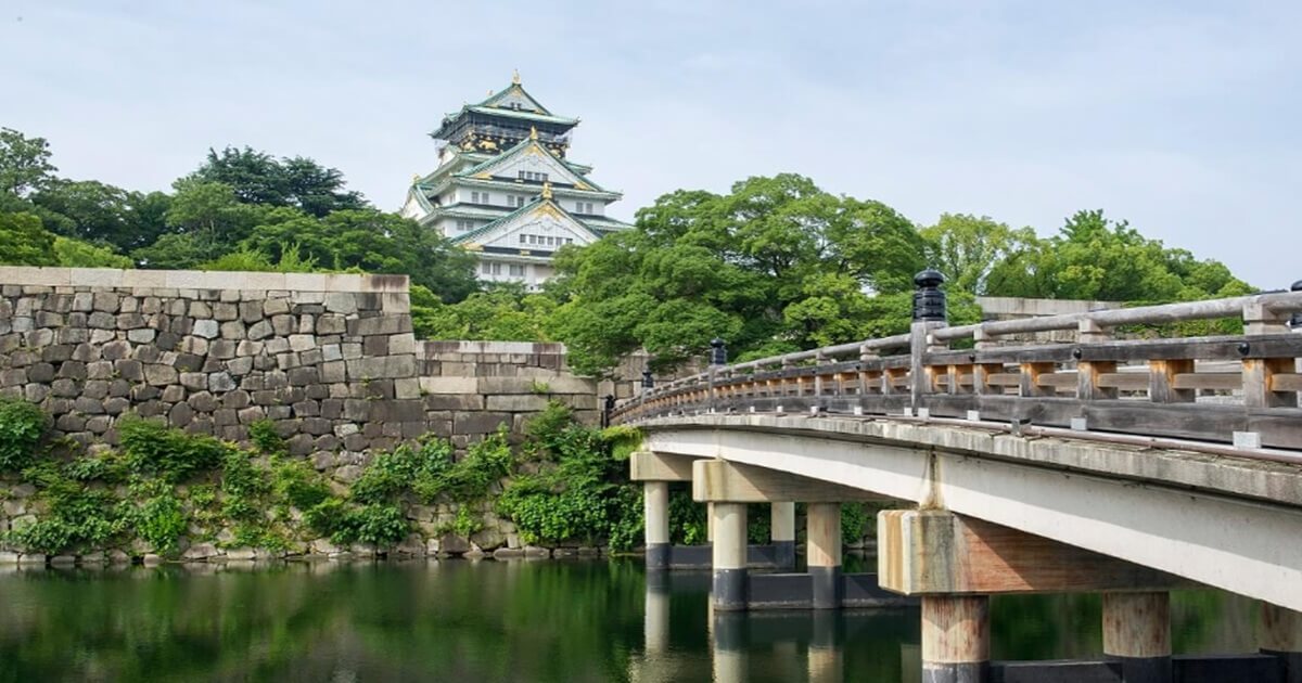 大阪城の風景
