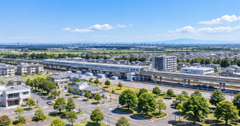 つくばみらい市周辺でトランクルームを探す郊外エリアのイメージ